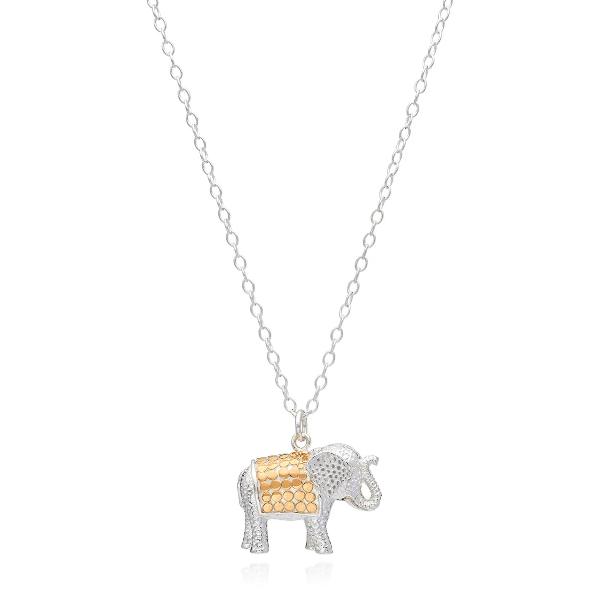 Elephant Charm Necklace - Gold & Silver sold by Anna Beck
