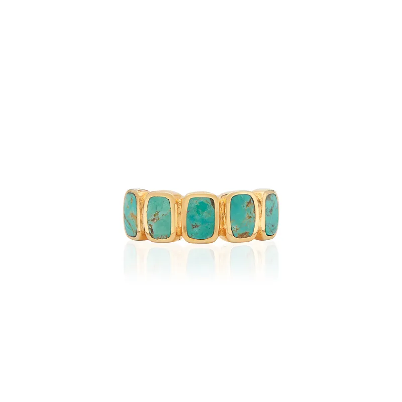 Turquesa Multi-Cushion Ring sold by Anna Beck