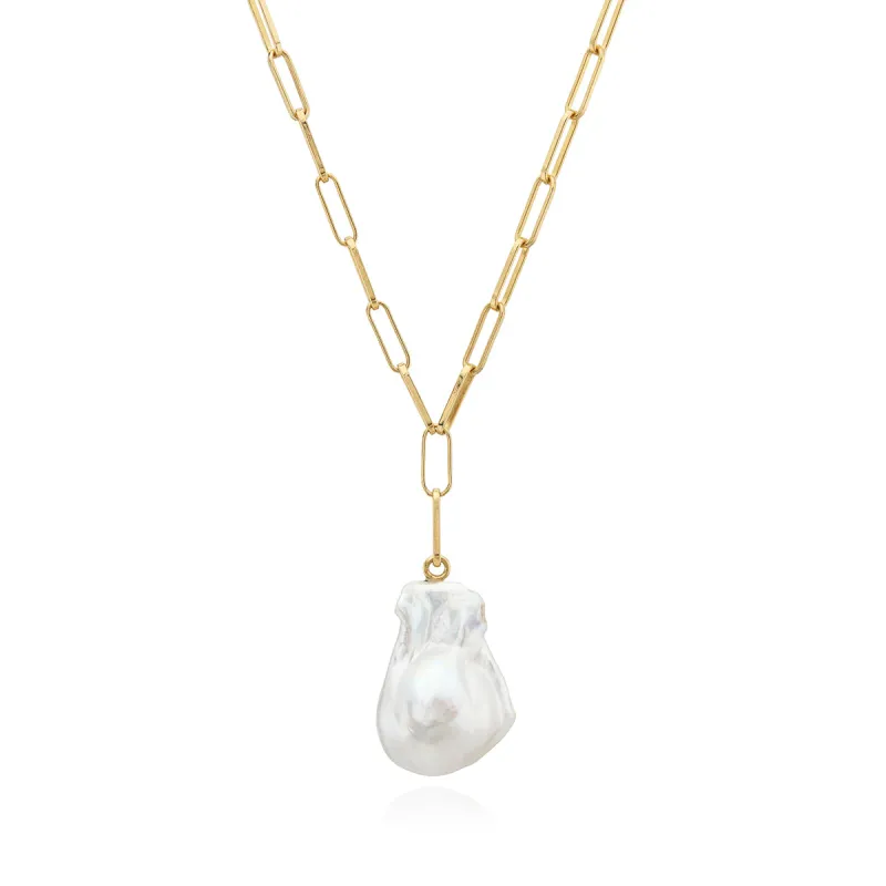 Extra Large Baroque Pearl Necklace sold by Anna Beck