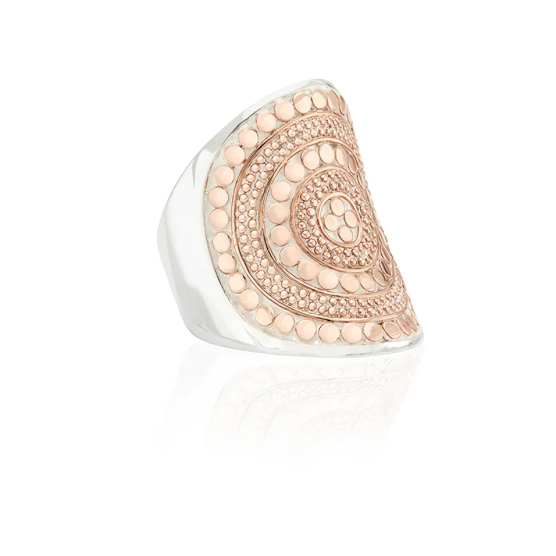 Classic Saddle Ring - Rose Gold sold by Anna Beck