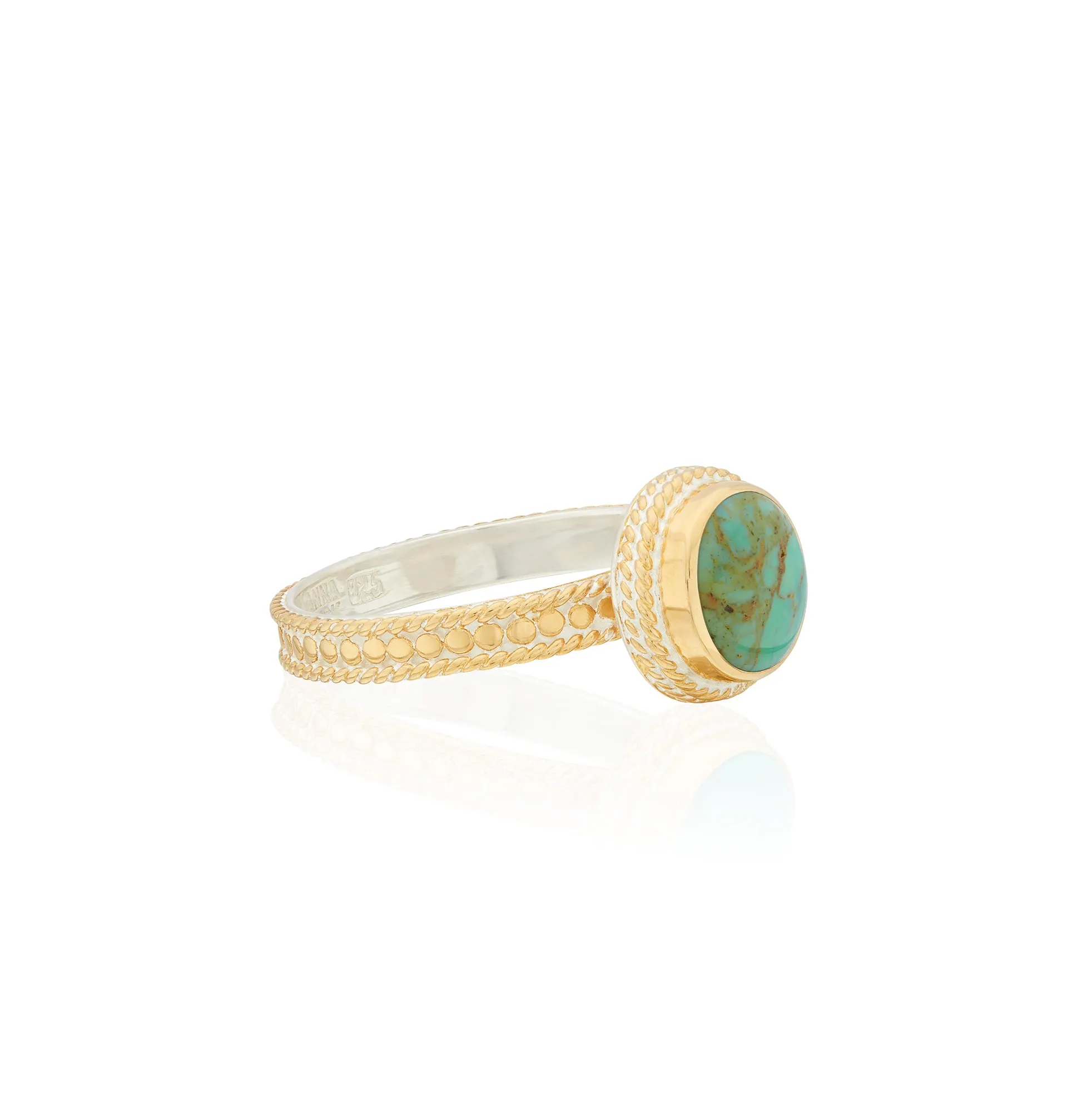Turquoise Skinny Band Ring sold by Anna Beck product image thumbnail 5
