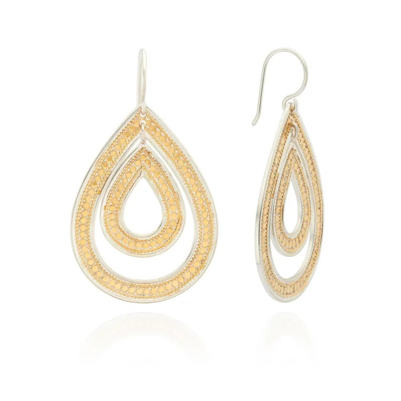 Classic Large Open Teardrop Earrings sold by Anna Beck