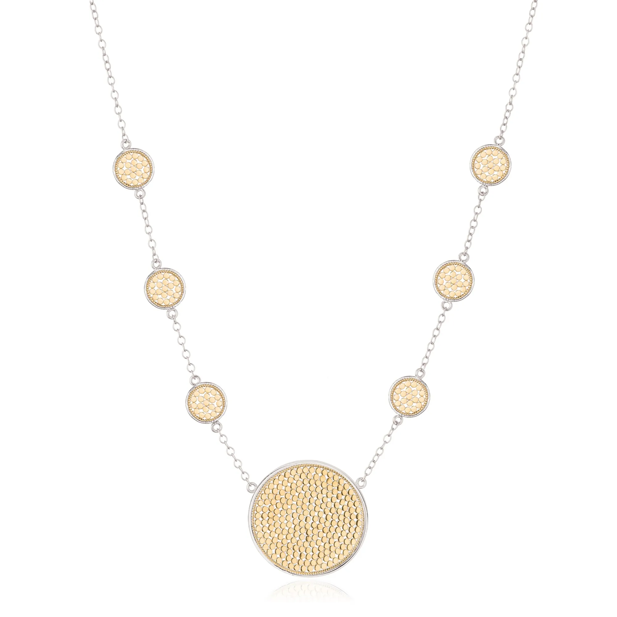 Classic Large Station Collar Necklace sold by Anna Beck product image thumbnail 3