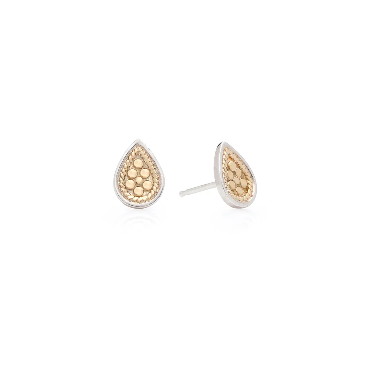Classic Teardrop Stud Earrings - Gold sold by Anna Beck