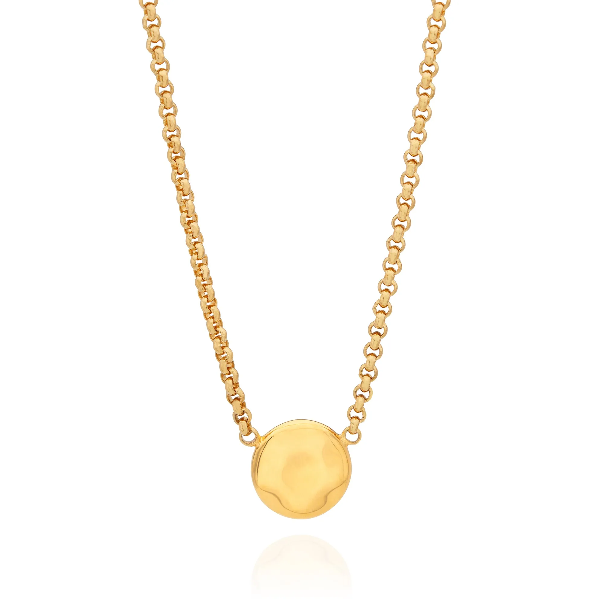 Medium White Buffalo Turquoise Pendant Necklace sold by Anna Beck product image thumbnail 4