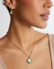 Green Quartz Drop Earrings - Gold sold by Anna Beck