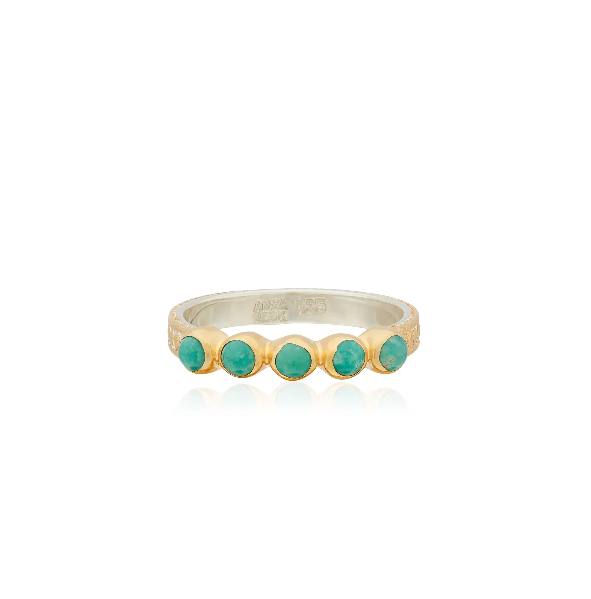 Turquoise Multi-Stone Stacking Ring sold by Anna Beck