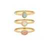 Oasis Multi-Stone Stacking Ring Set sold by Anna Beck