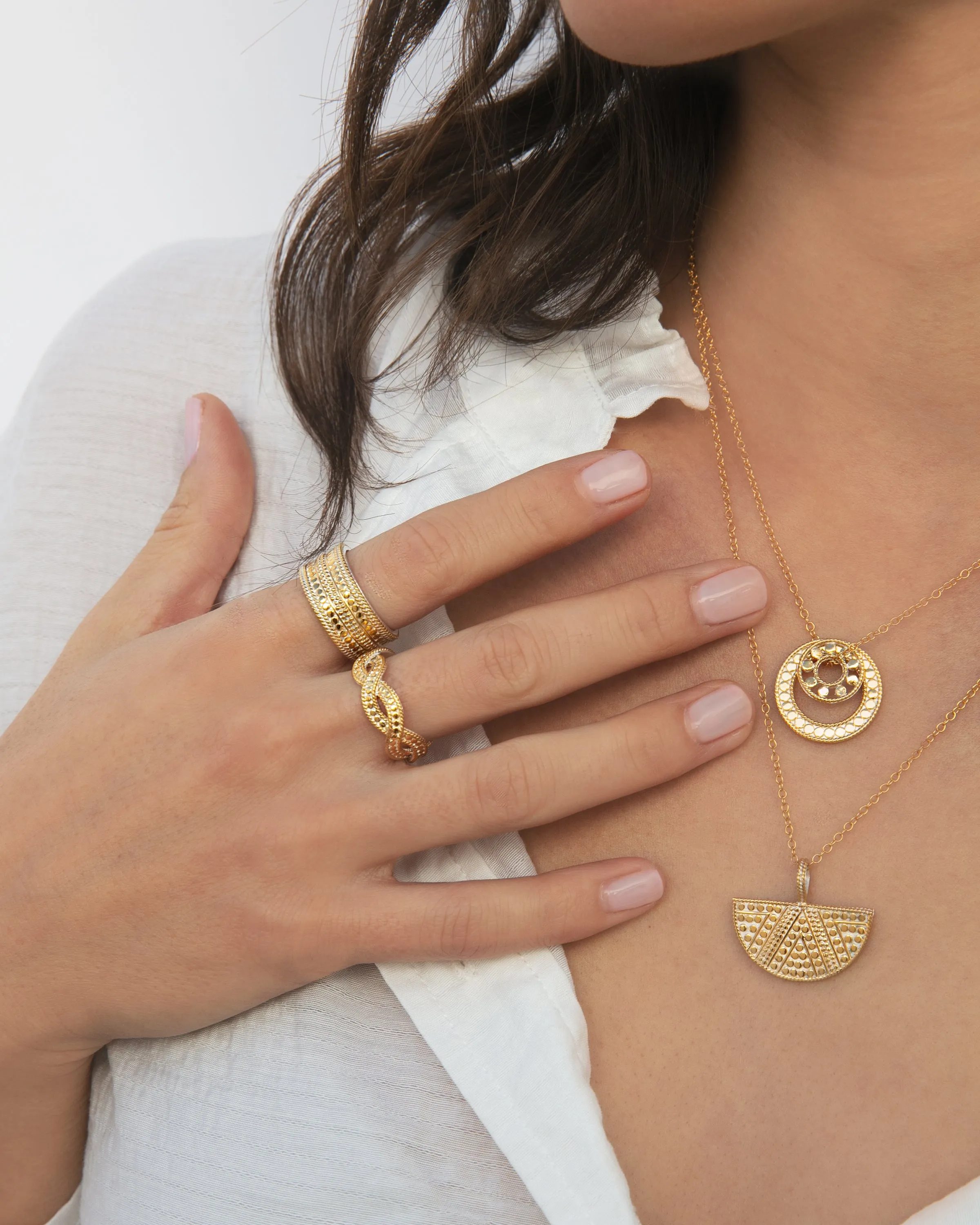 Braided Stacking Ring sold by Anna Beck product image thumbnail 5