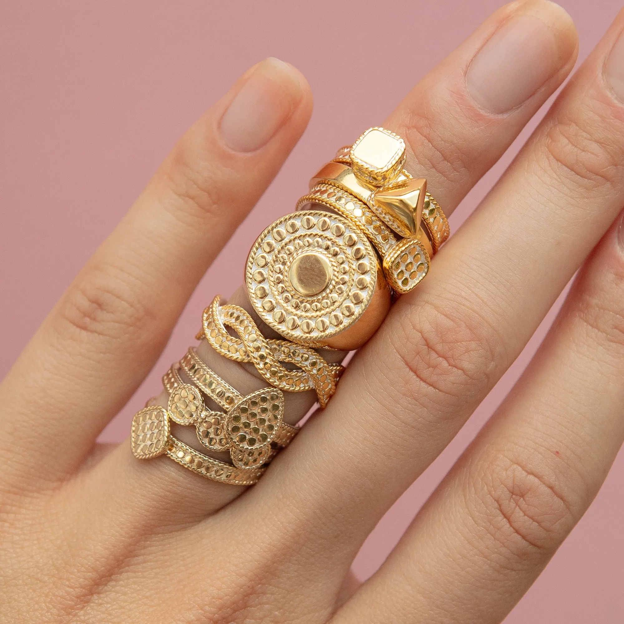 Braided Stacking Ring sold by Anna Beck product image thumbnail 3