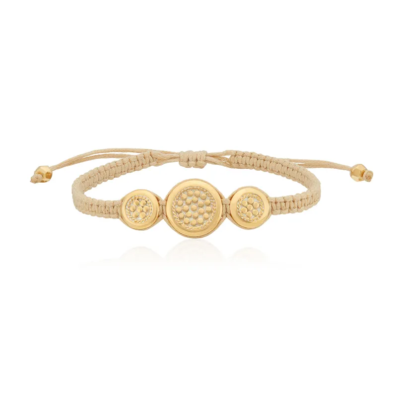 Classic Woven Bracelet - Gold sold by Anna Beck
