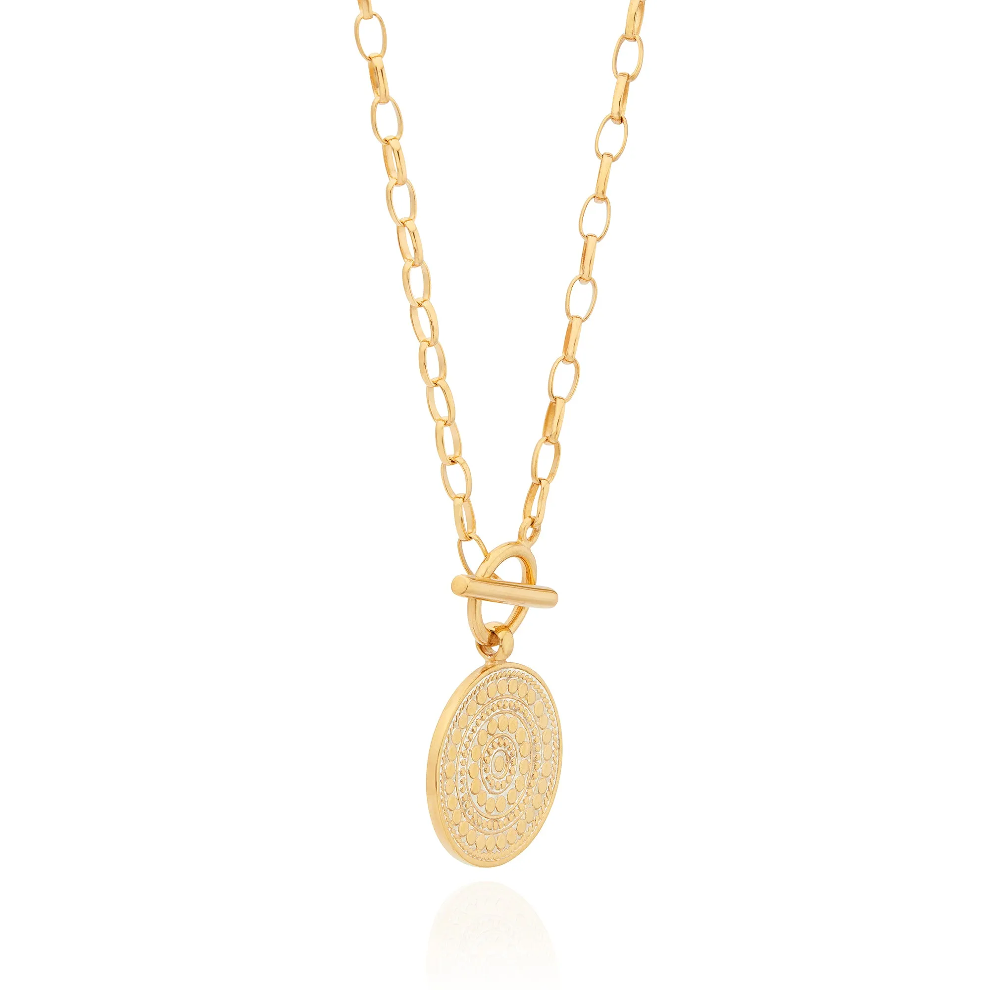 Classic Toggle Necklace - Gold sold by Anna Beck product image thumbnail 3