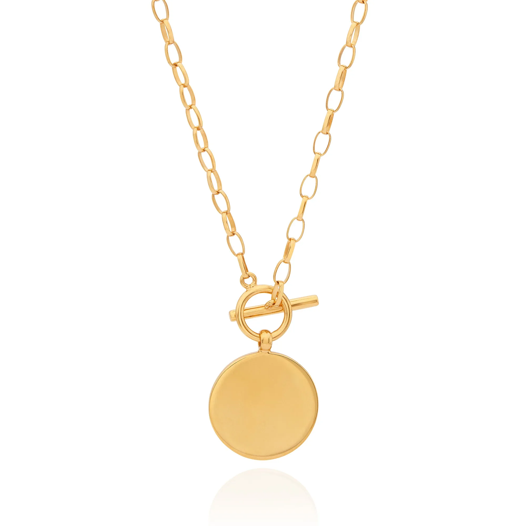 Classic Toggle Necklace - Gold sold by Anna Beck product image thumbnail 4