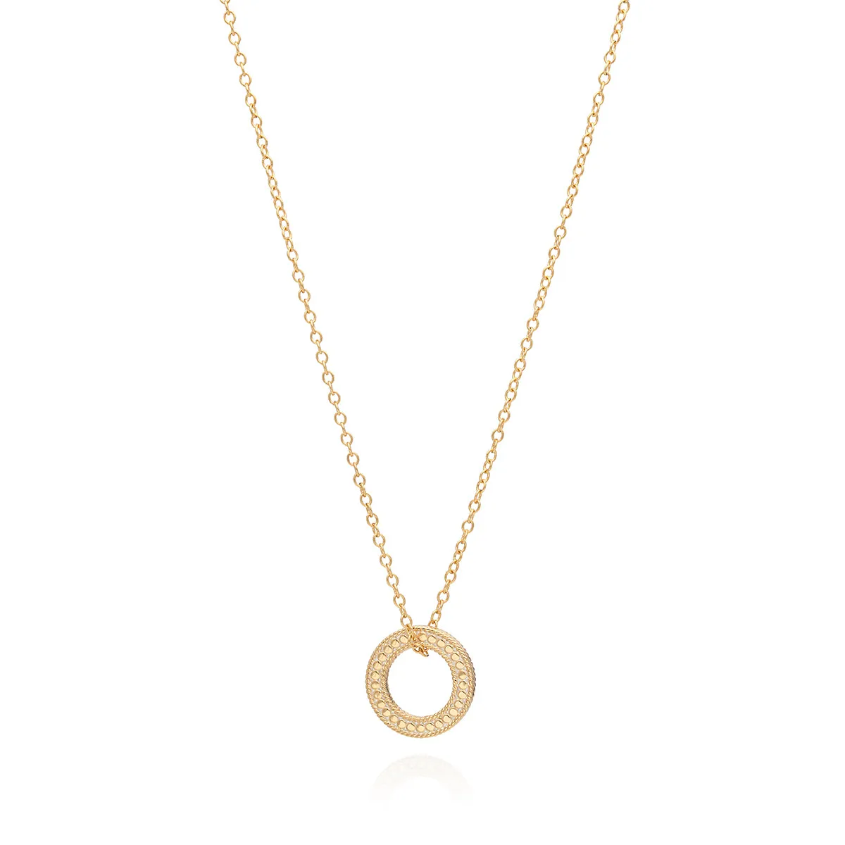 Circle of Life Open "O" Charity Necklace - Gold sold by Anna Beck