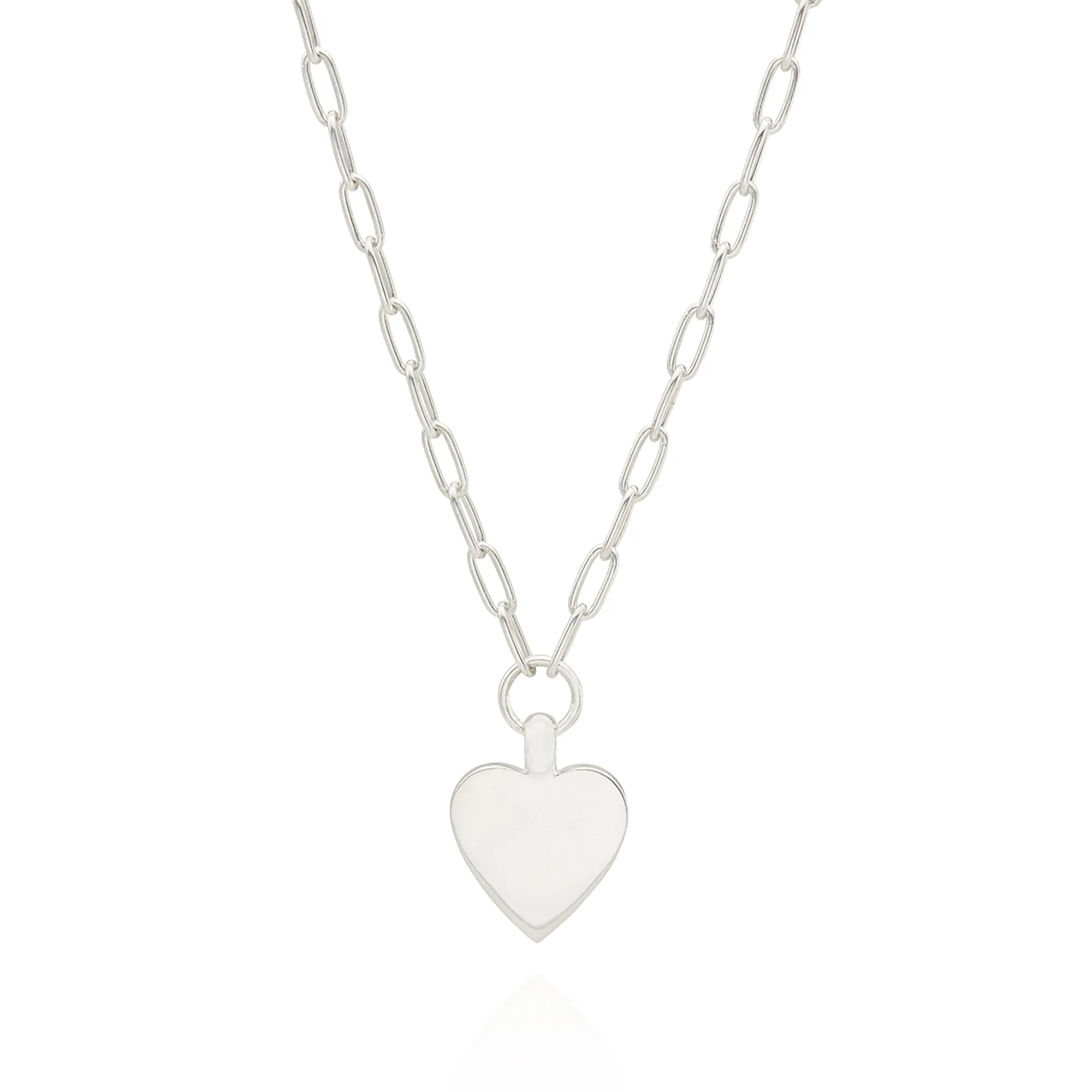 Medium Heart Engravable Necklace - Gold & Silver sold by Anna Beck product image thumbnail 3