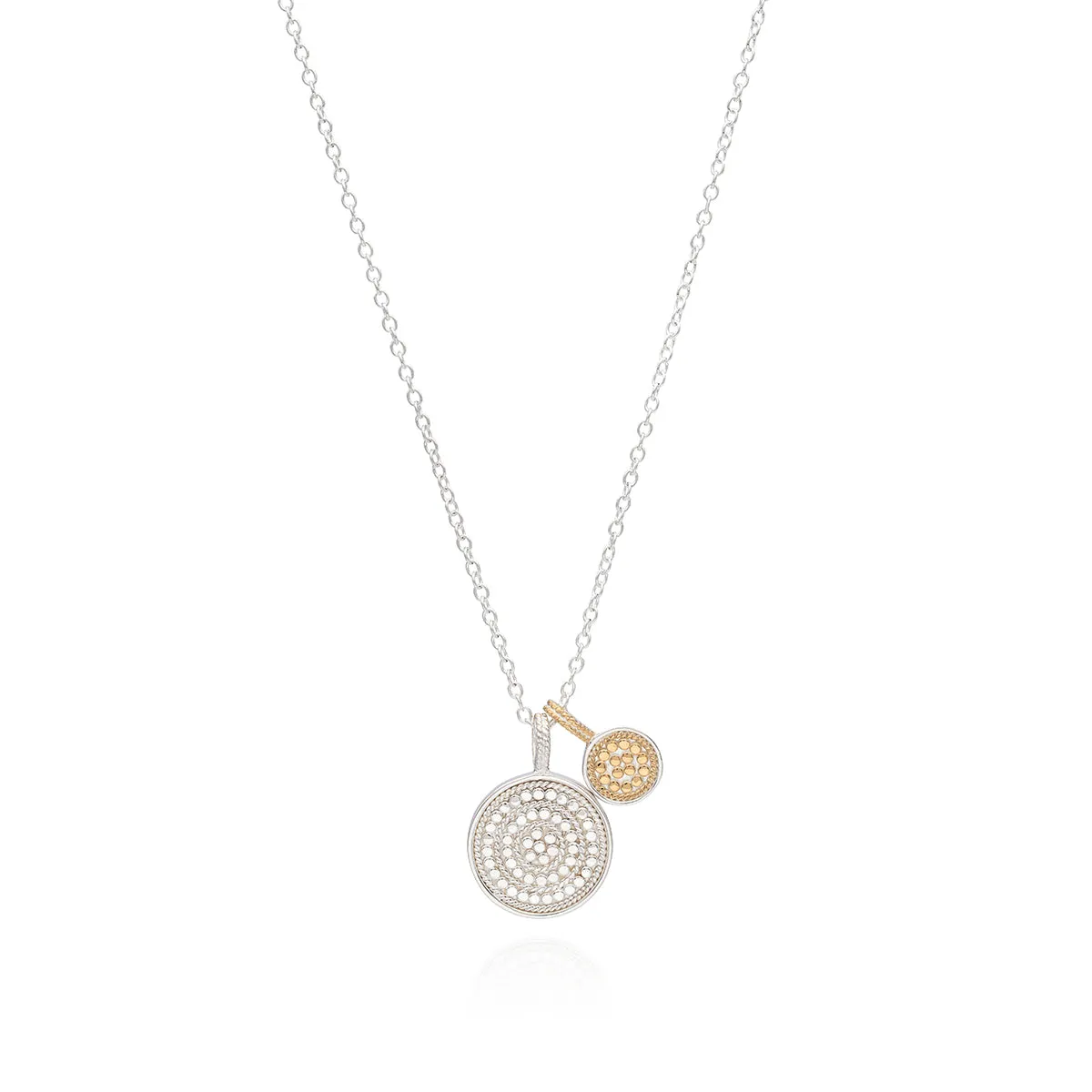 Circle of Life Dual Divided Disc Charity Necklace sold by Anna Beck product image thumbnail 3