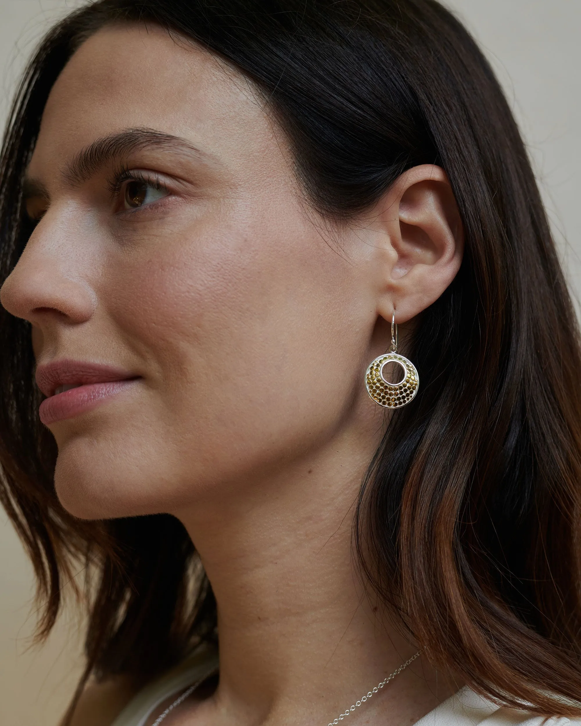 Classic Open Dish Earrings sold by Anna Beck product image thumbnail 2