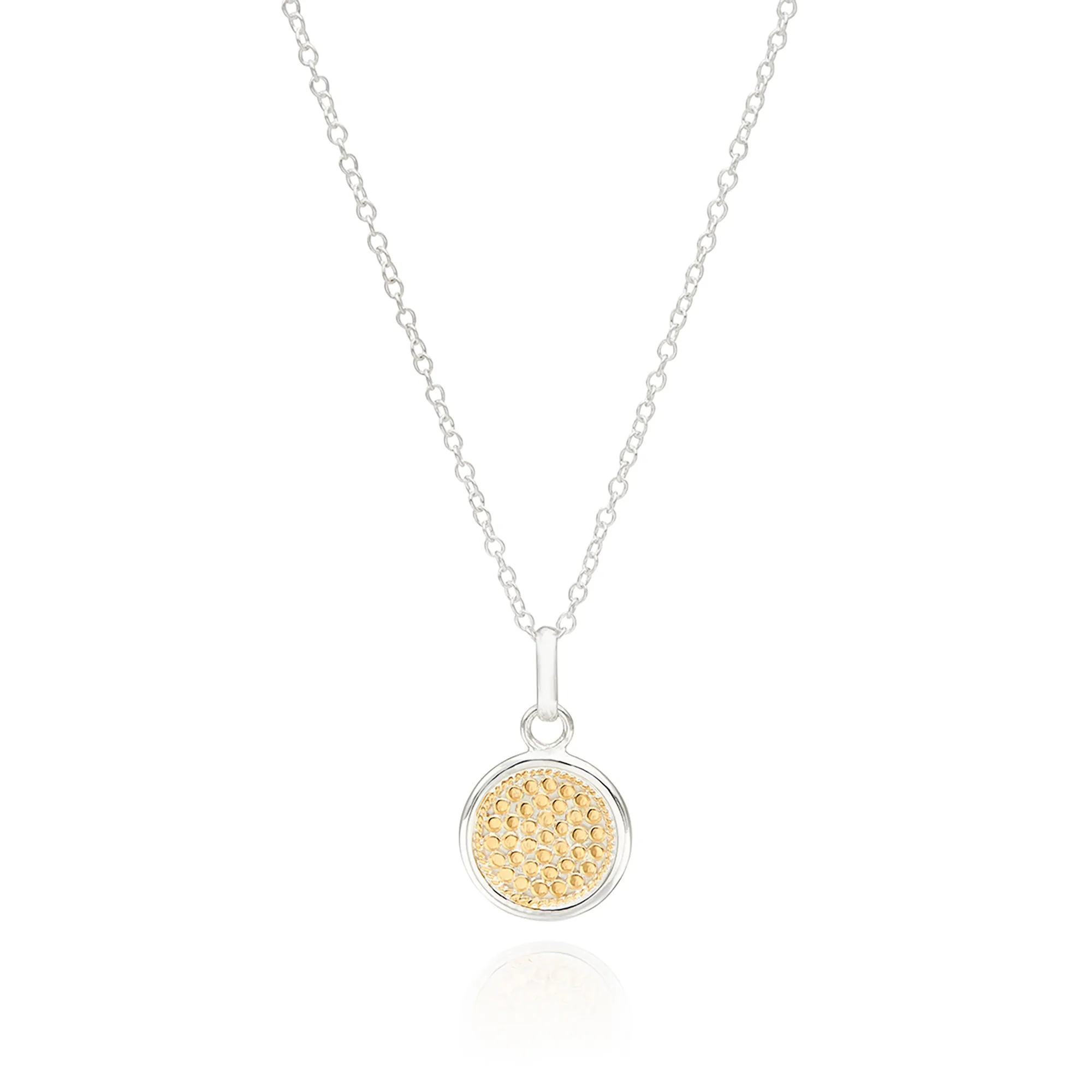 Classic Medium Circle Necklace - Gold & Silver sold by Anna Beck