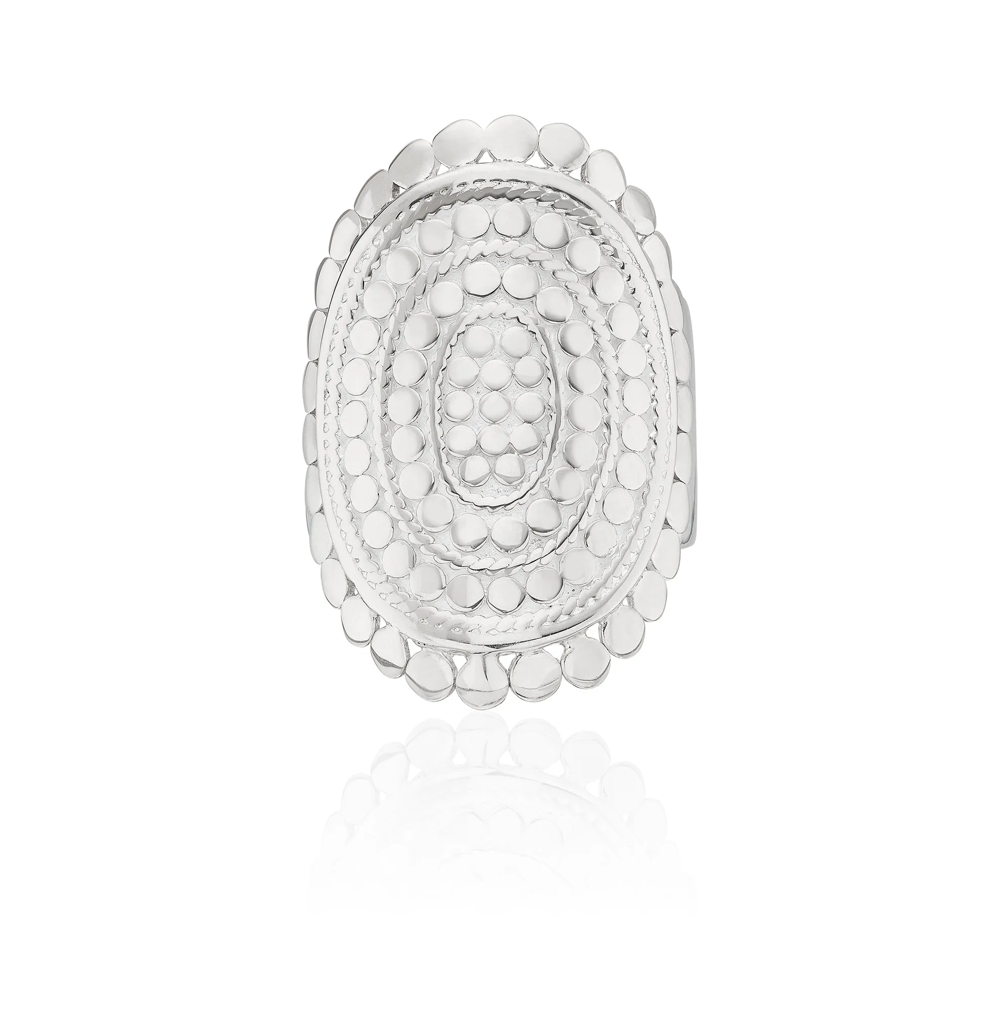 Scalloped Saddle Ring - Silver sold by Anna Beck product image thumbnail 4