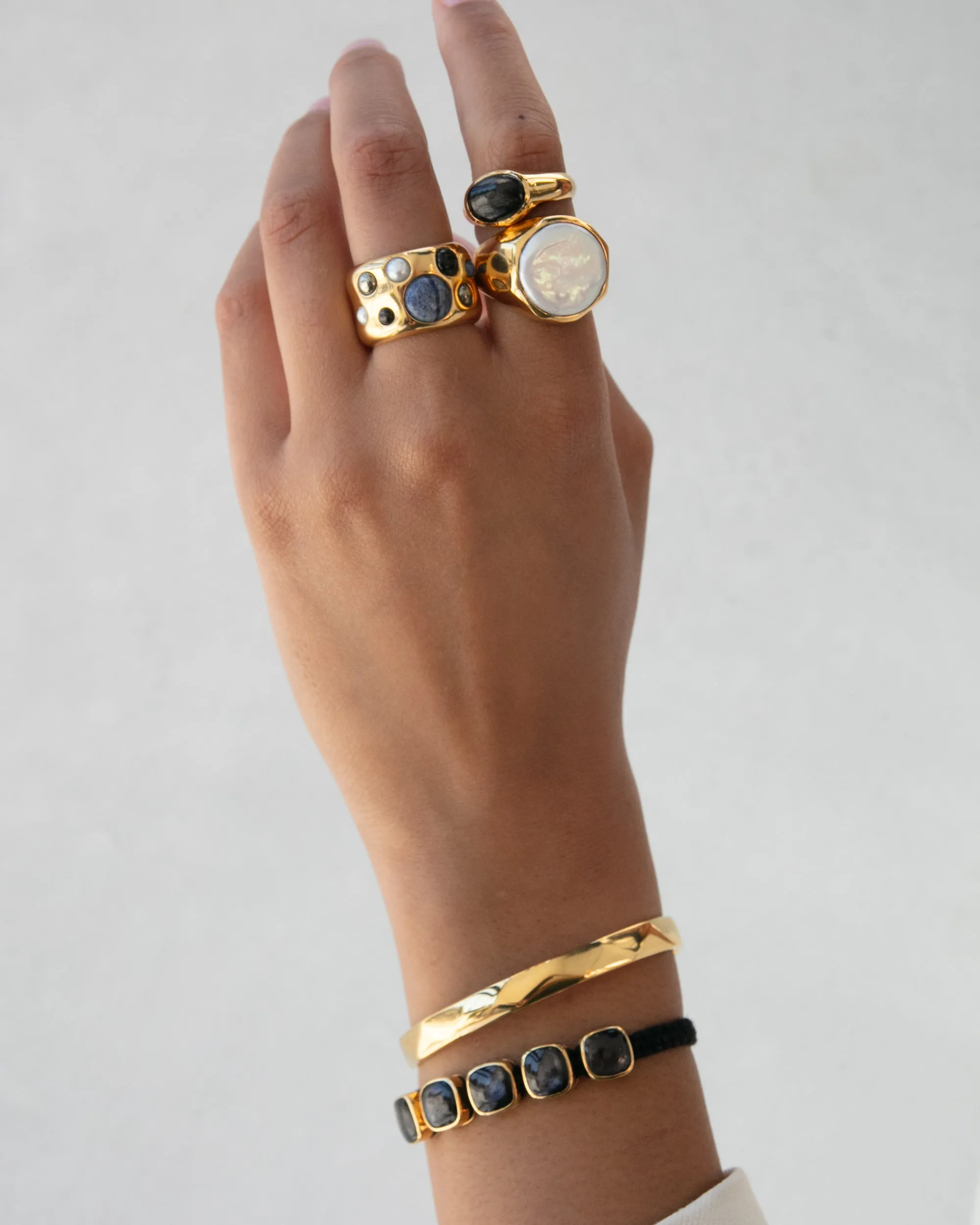 Hypersthene Cushion Woven Bracelet sold by Anna Beck product image thumbnail 3