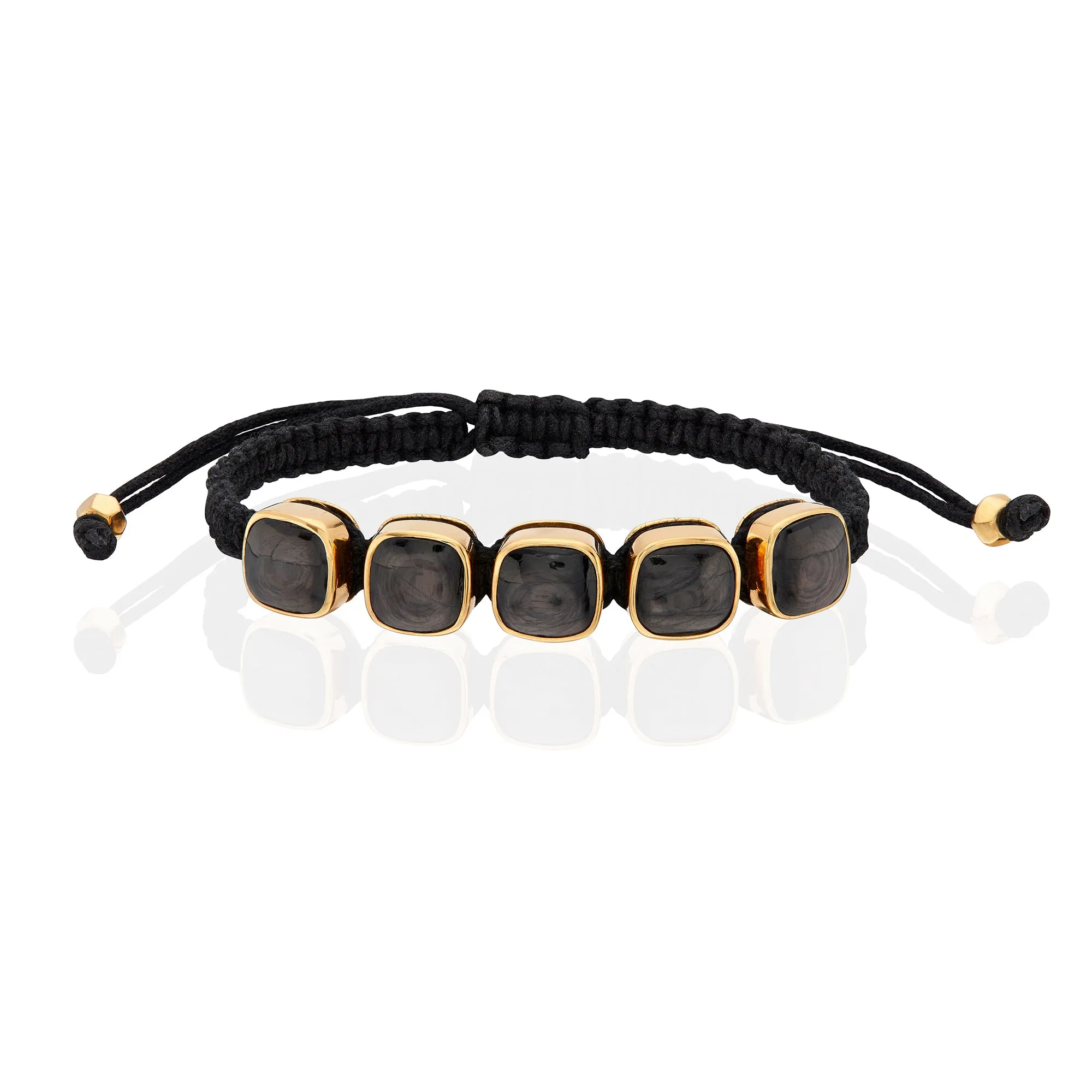 Hypersthene Cushion Woven Bracelet sold by Anna Beck