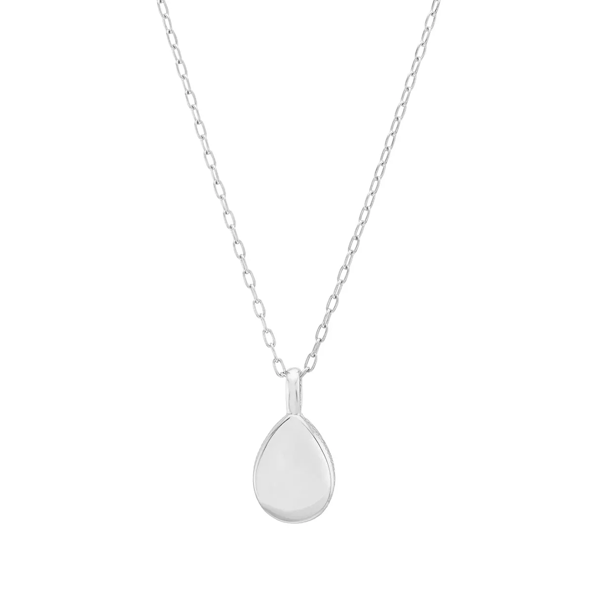 Medium Amazonite Drop Pendant Necklace - Silver sold by Anna Beck product image thumbnail 4