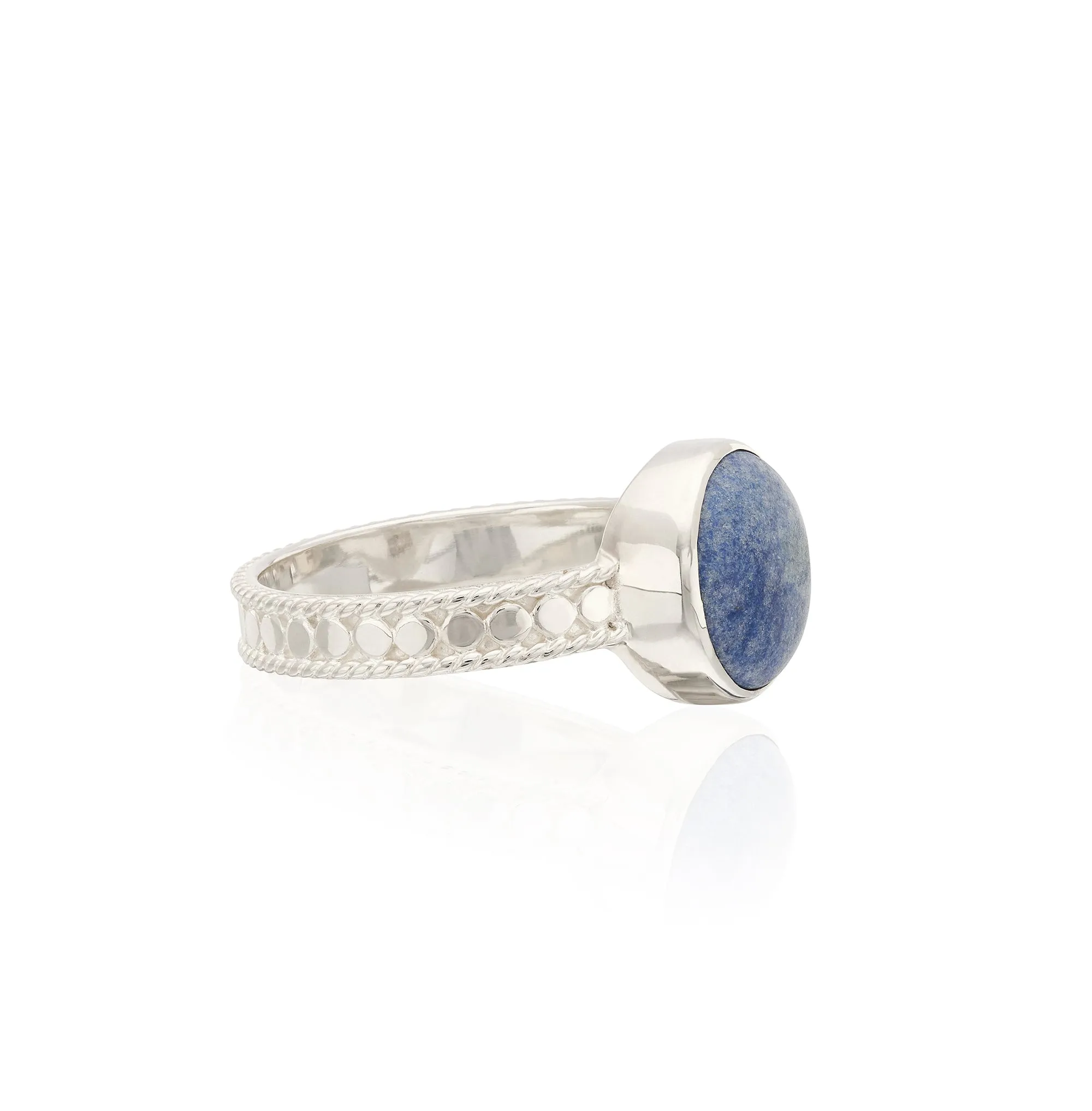 Medium Dumortierite Stacking Ring - Silver sold by Anna Beck product image thumbnail 3