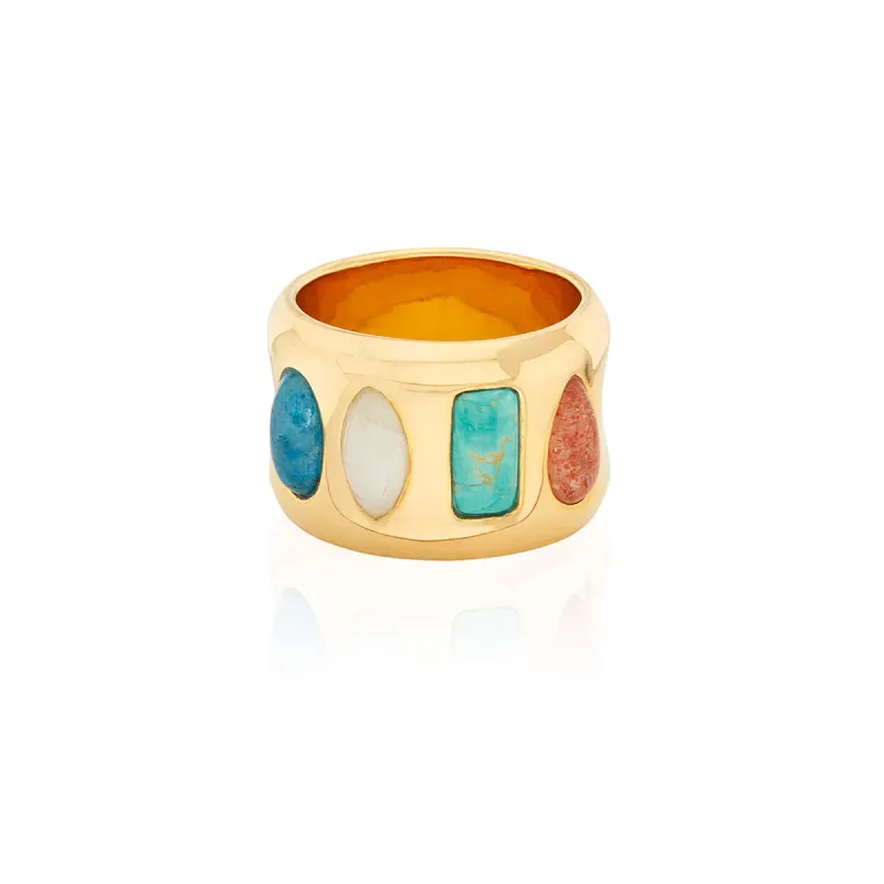 Large Multi-Stone Shapes Ring sold by Anna Beck