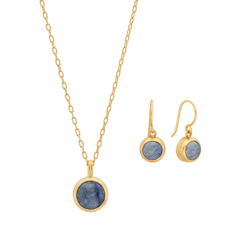 Gold Dumortierite Gift Set sold by Anna Beck