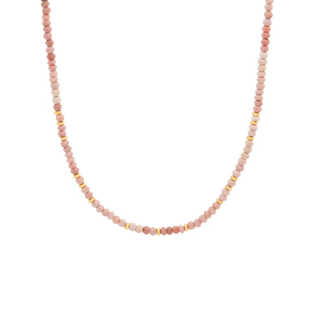 Pink Opal Beaded Necklace sold by Anna Beck