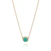 Small Turquoise Pendant Necklace sold by Anna Beck
