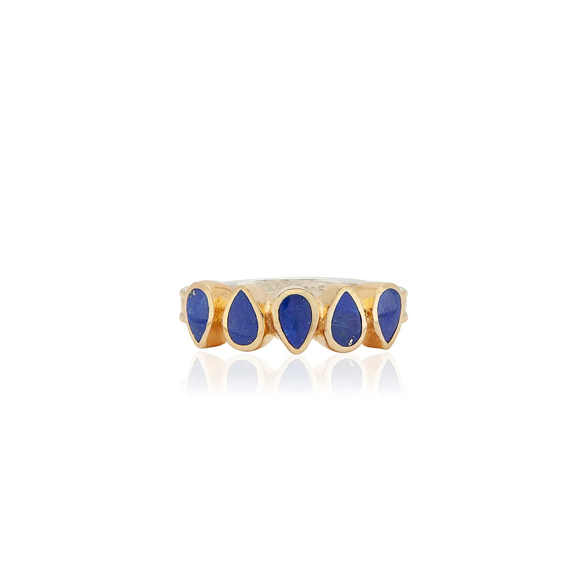Lapis Multi-Drop Ring sold by Anna Beck