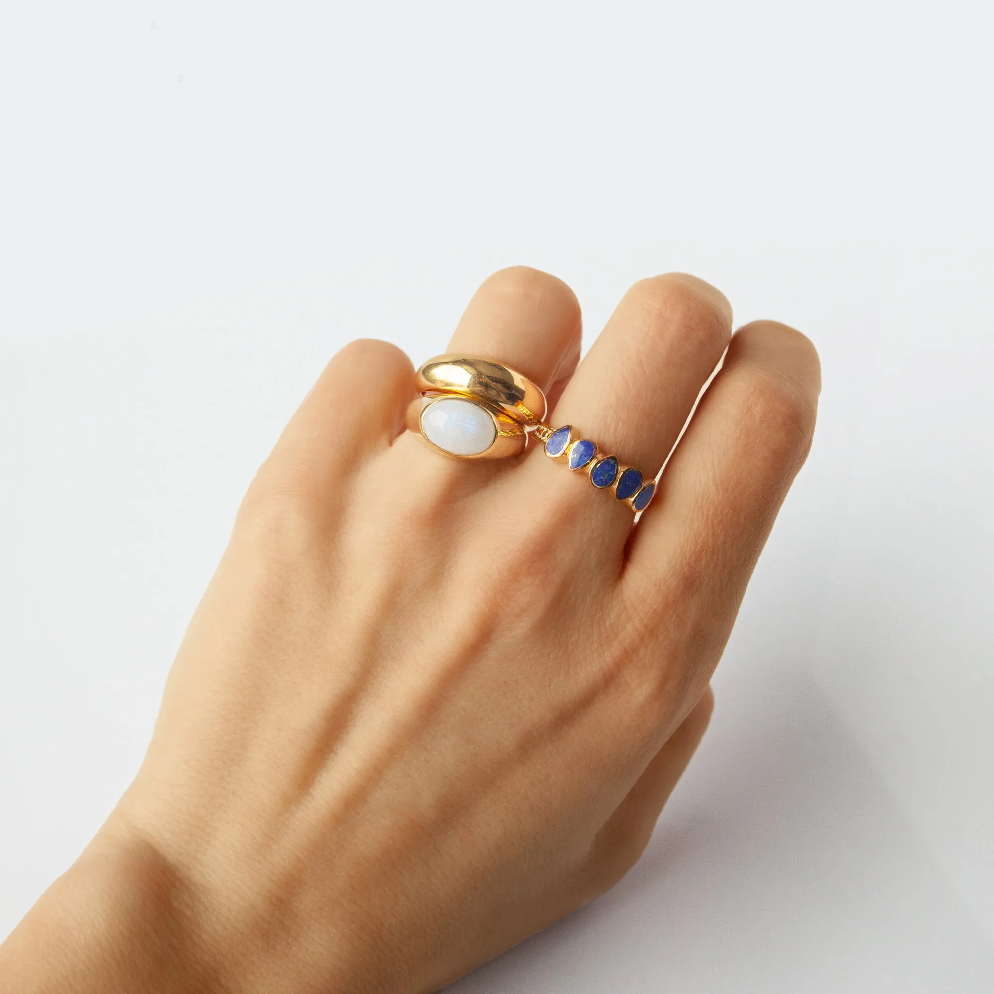 Lapis Multi-Drop Ring sold by Anna Beck product image thumbnail 4