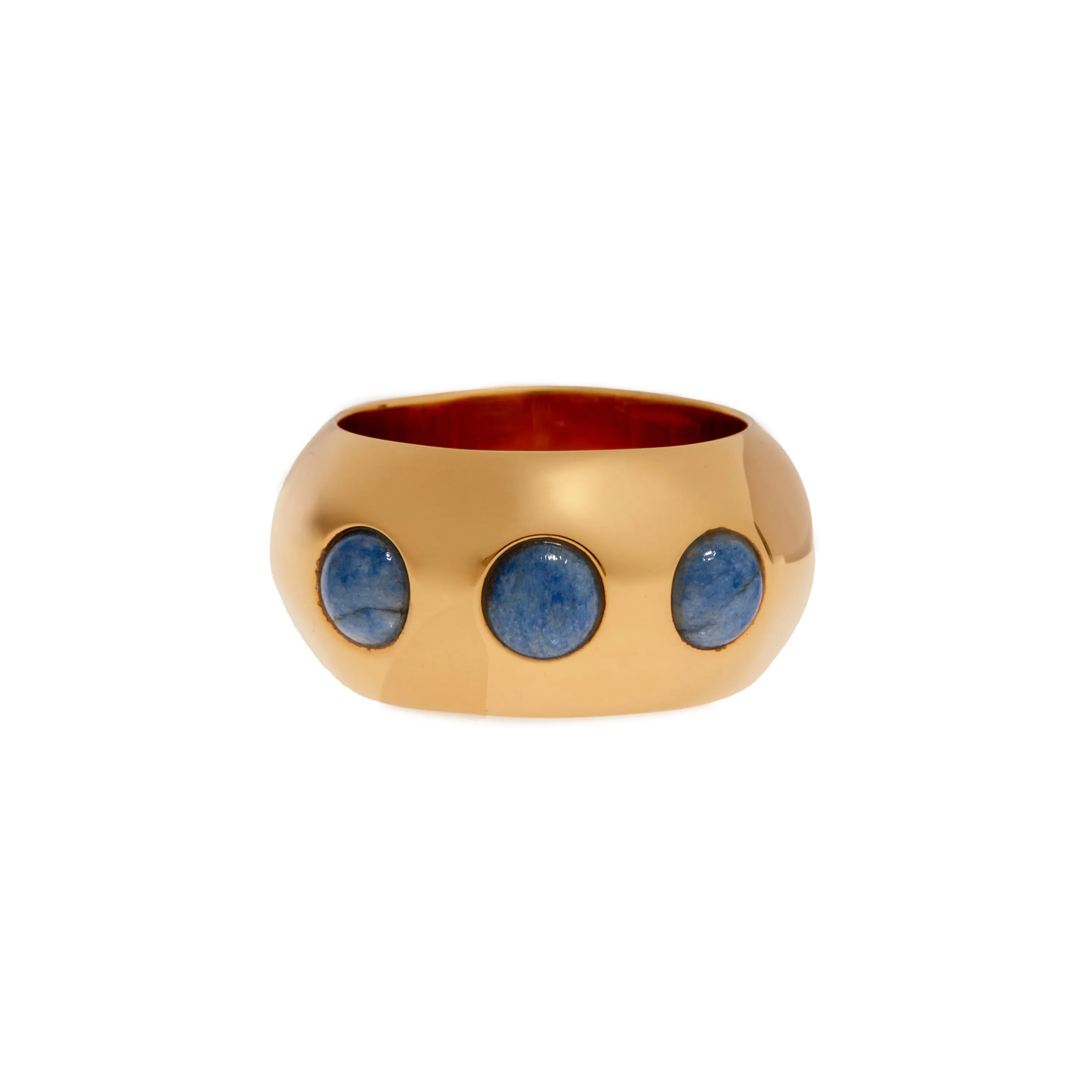 Dumortierite Multi-Stone Dome Ring sold by Anna Beck