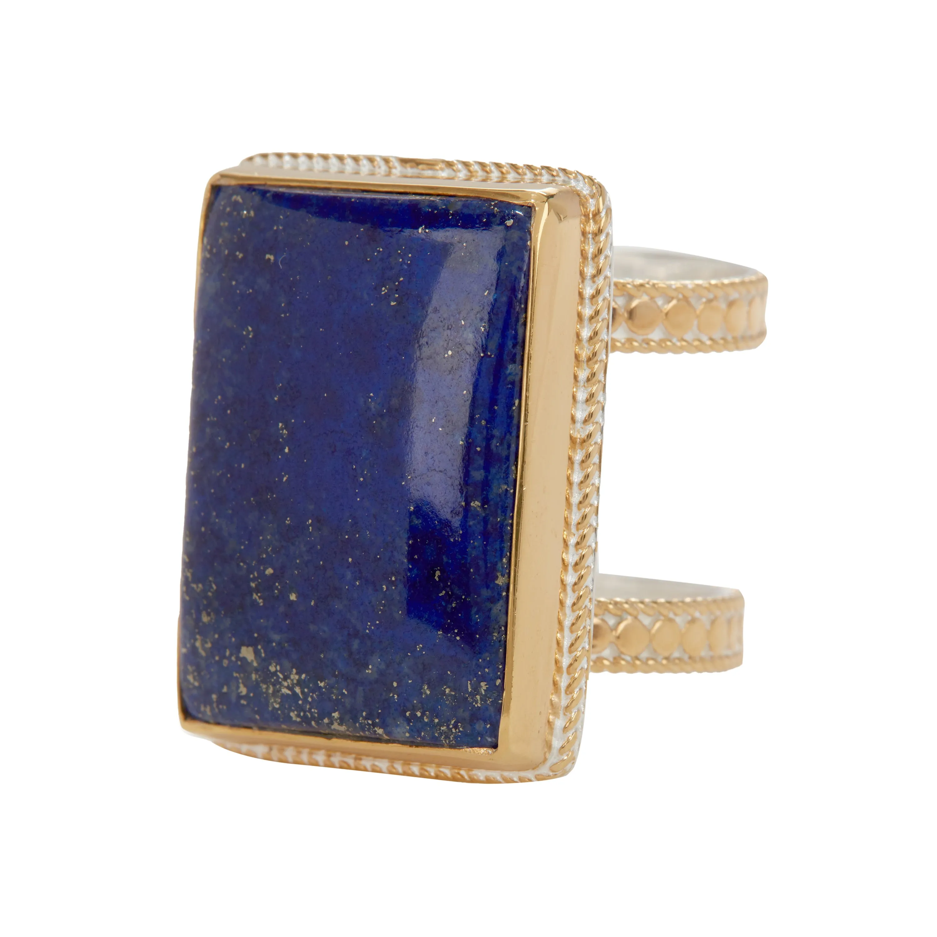Large Lapis Rectangular Cocktail Ring sold by Anna Beck product image thumbnail 2