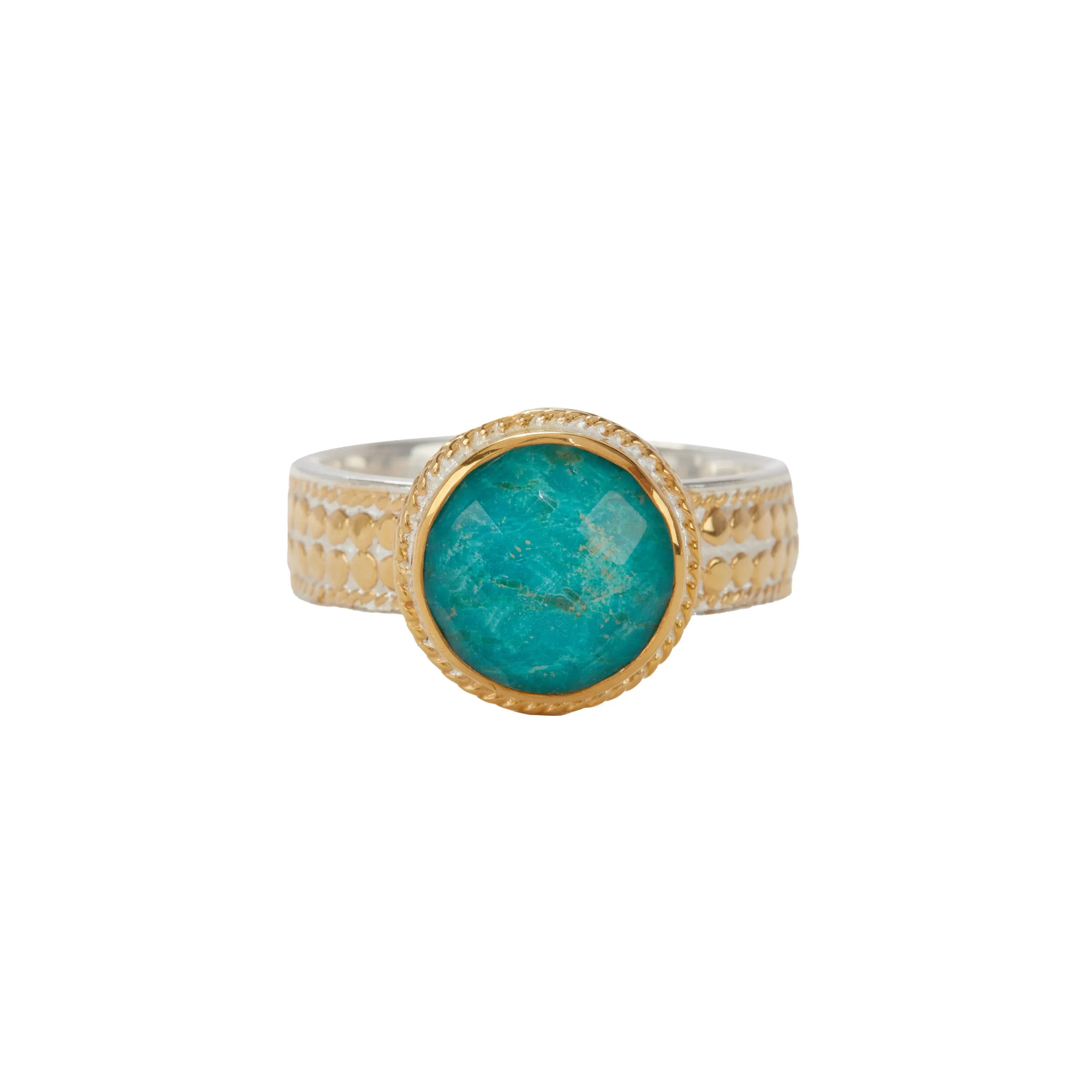 Blue Chrysoprase Cocktail Ring sold by Anna Beck
