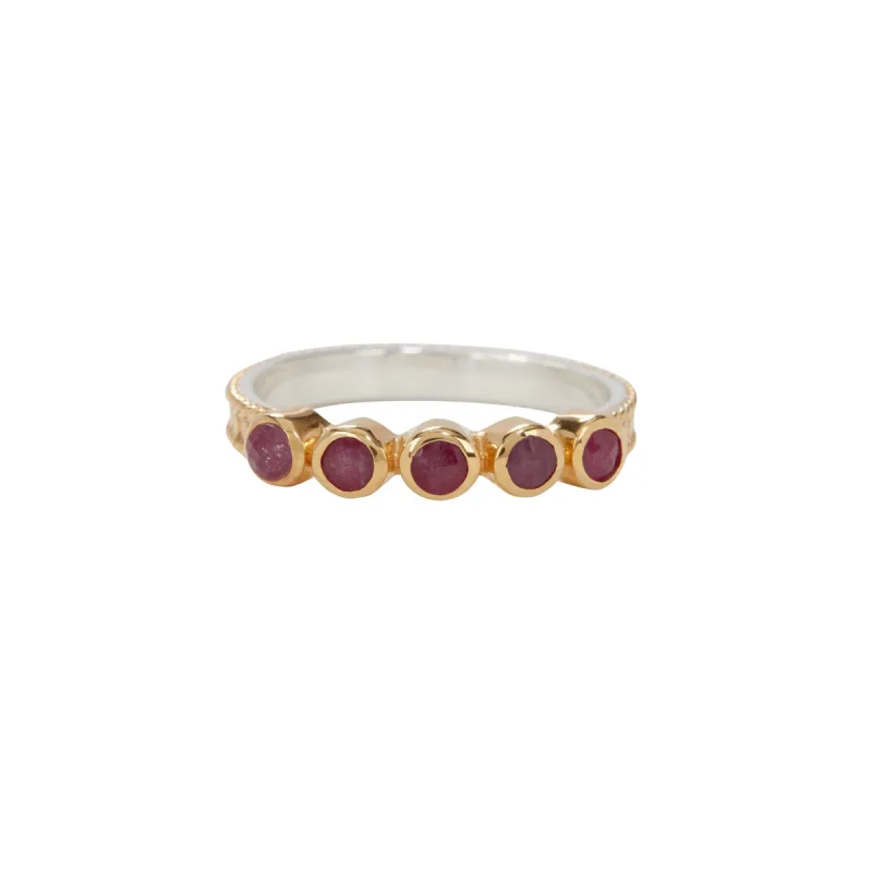 Ruby Multi-Stone Ring sold by Anna Beck