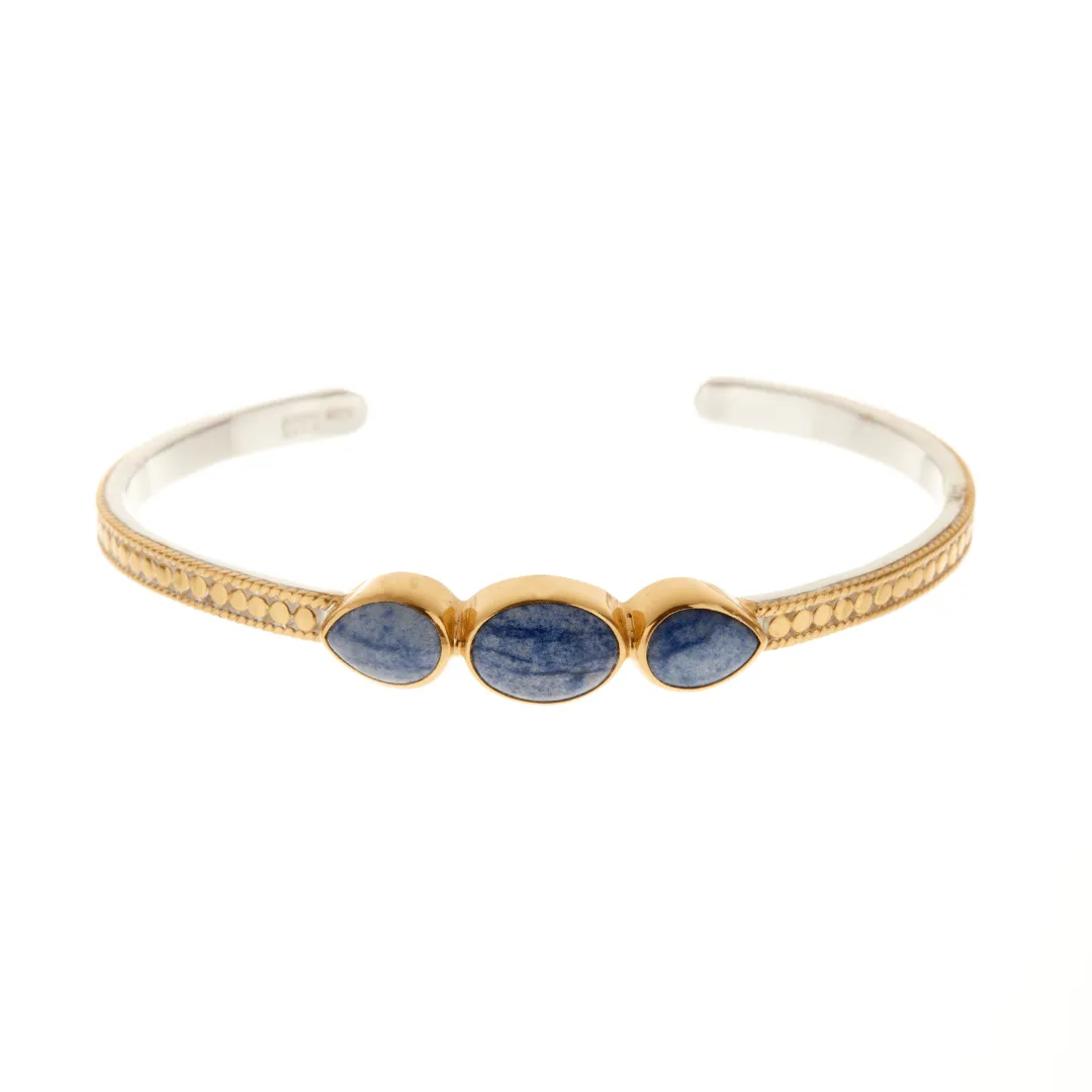 Dumortierite Multi-Shape Cuff sold by Anna Beck