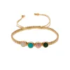 Round Multi-Stone Woven Bracelet sold by Anna Beck