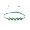 Five Stone Turquoise Woven Bracelet sold by Anna Beck