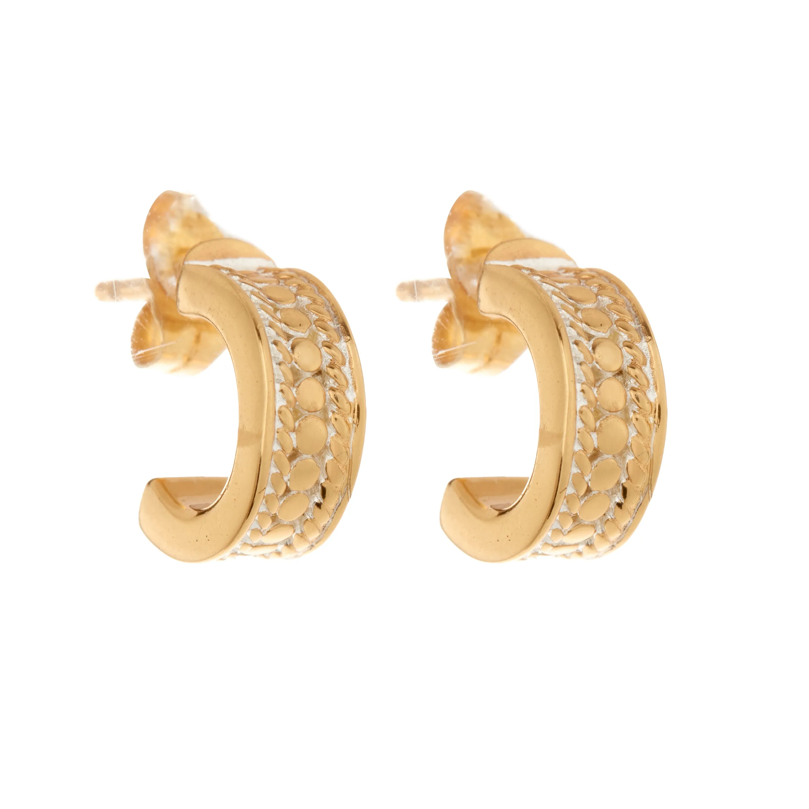 Small Gold Classic Hoop Earrings sold by Anna Beck
