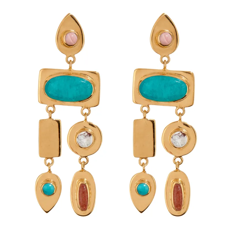Multi-Shape Drop Earrings sold by Anna Beck