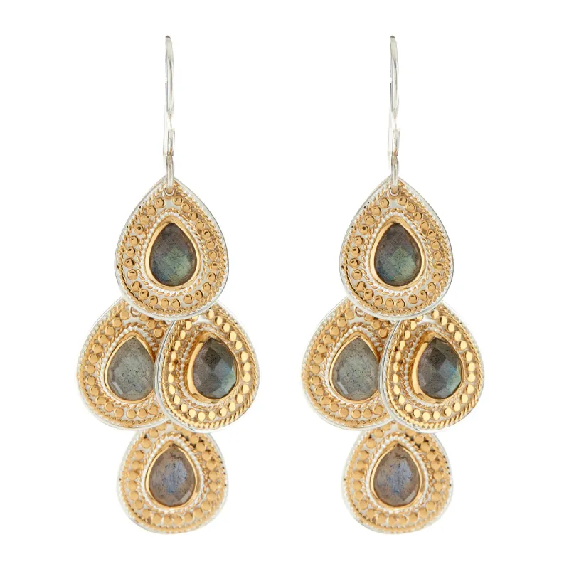 Labradorite Chandelier Earrings sold by Anna Beck