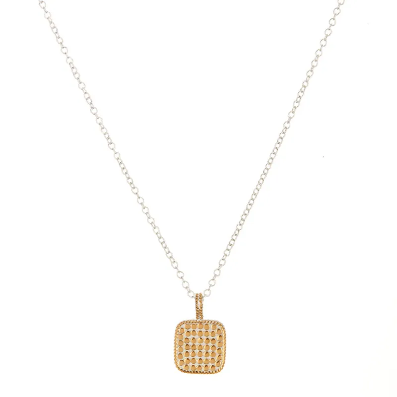 Dotted Cushion Reversible Pendant Necklace sold by Anna Beck