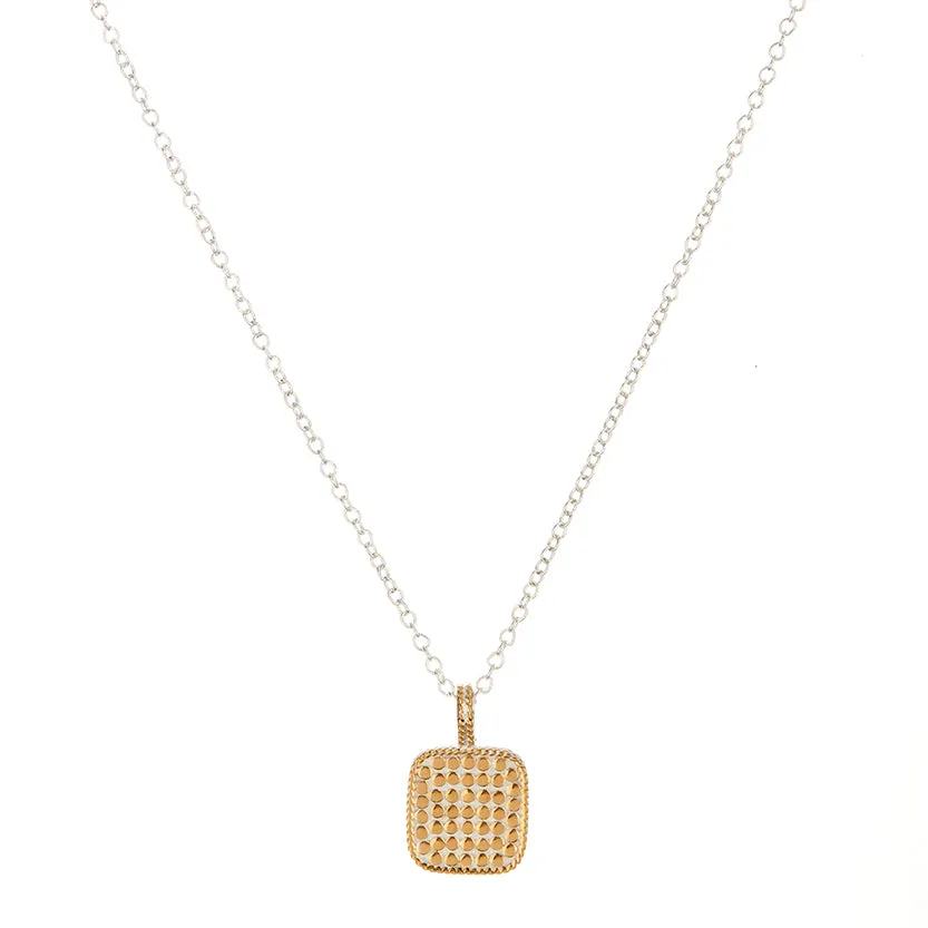 Dotted Cushion Reversible Pendant Necklace sold by Anna Beck