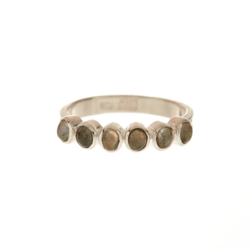 Small Oval Labradorite Multi-Stone Ring sold by Anna Beck