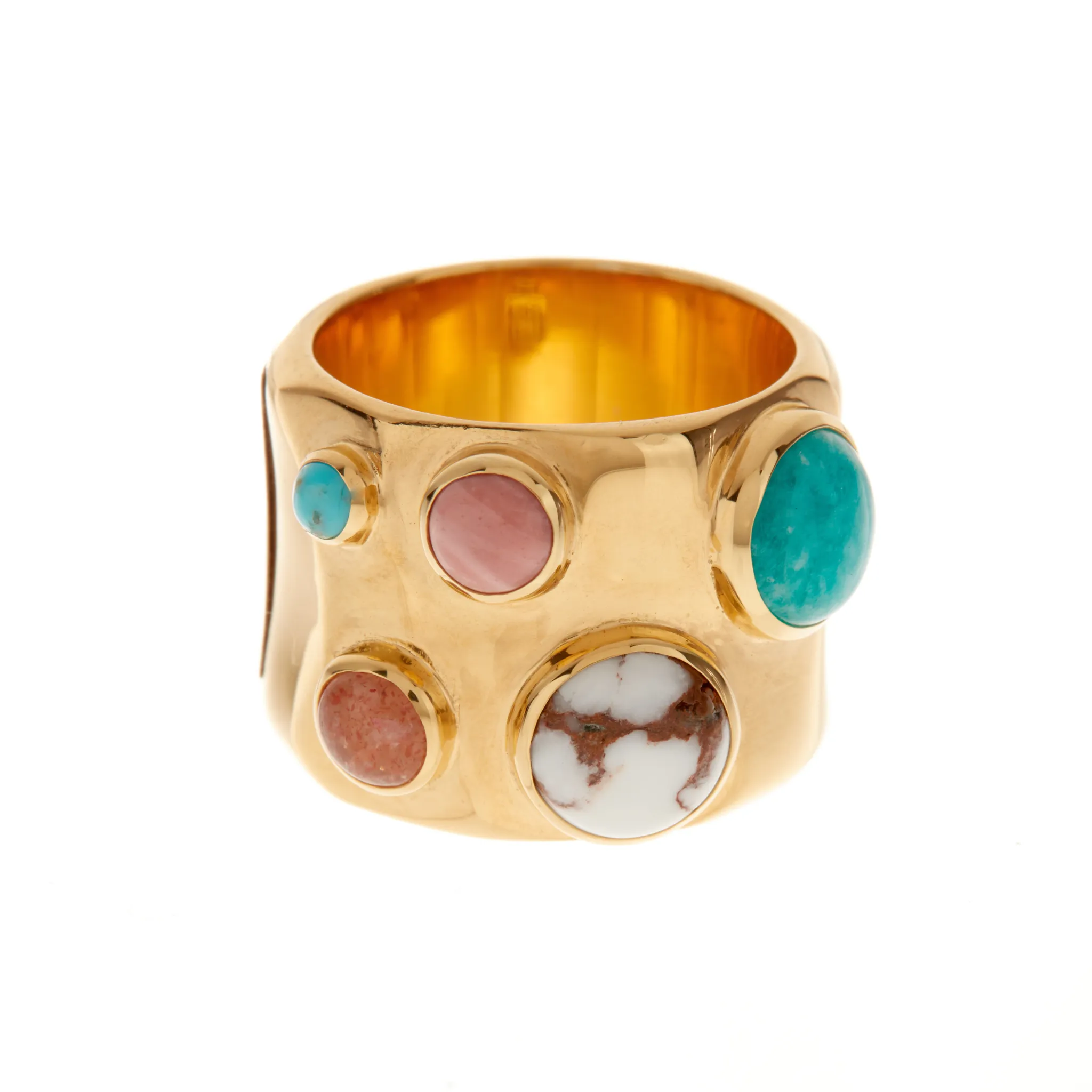Wavy Multi-Stone Ring sold by Anna Beck
