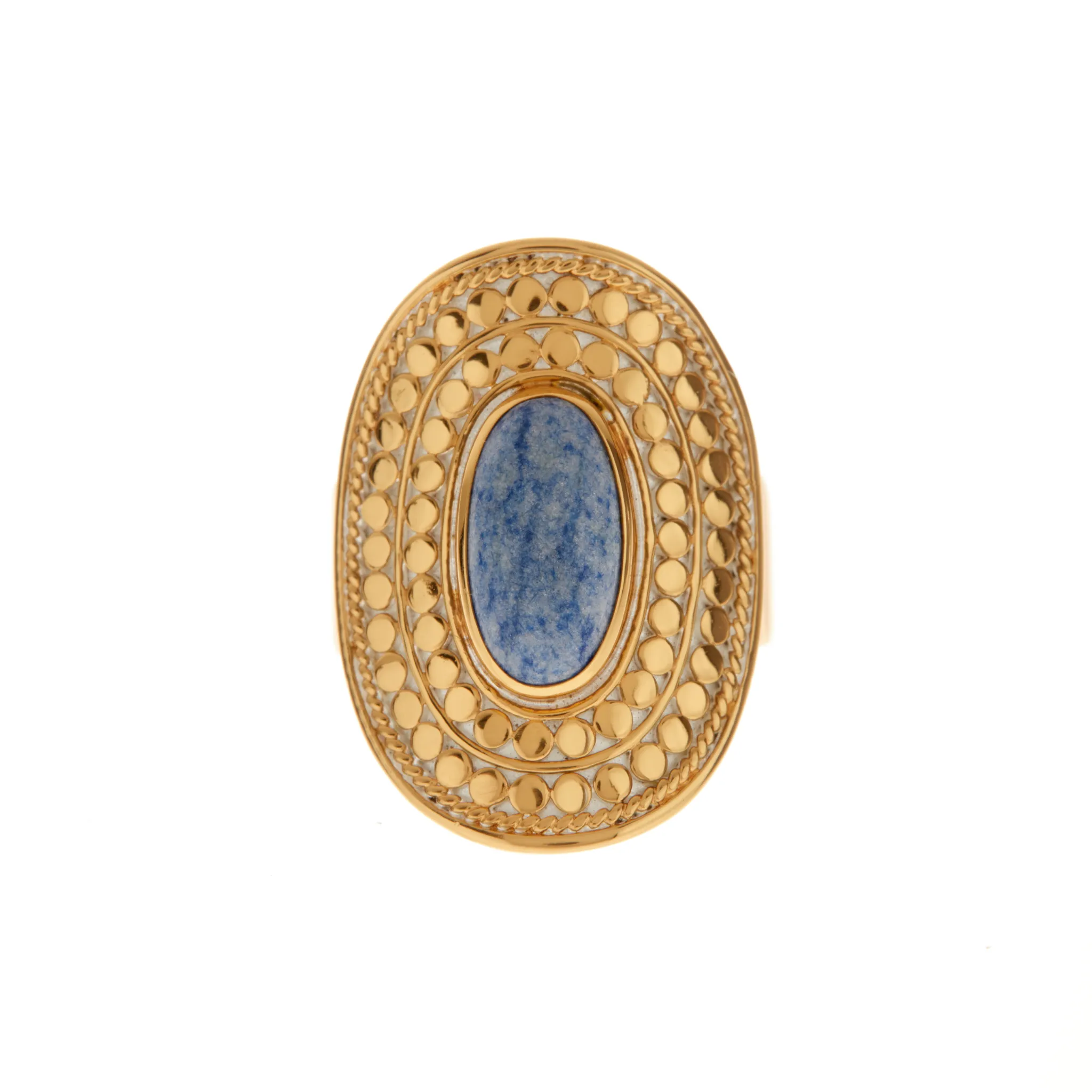 Dumortierite Saddle Ring sold by Anna Beck
