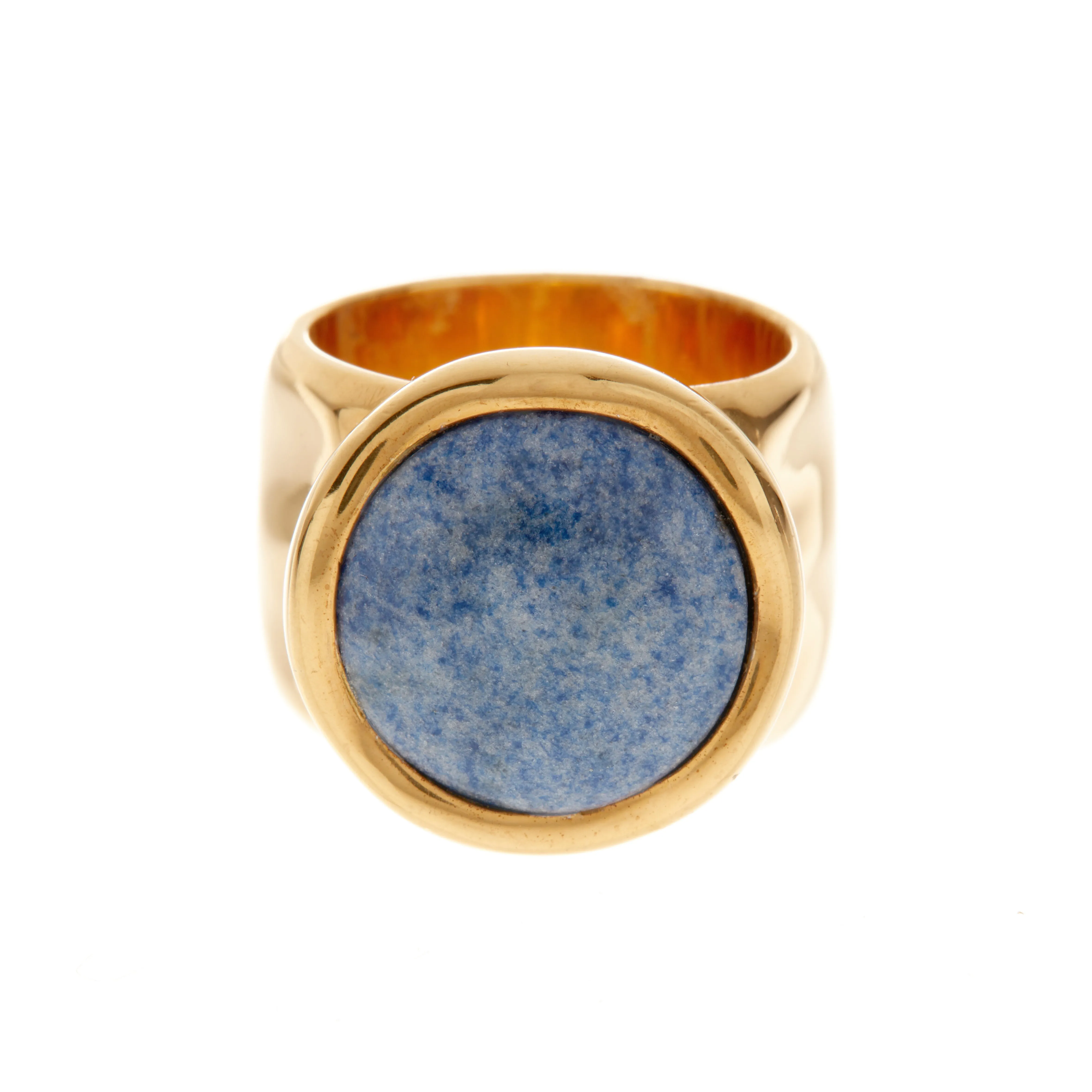 Large Wavy Dumortierite Ring sold by Anna Beck