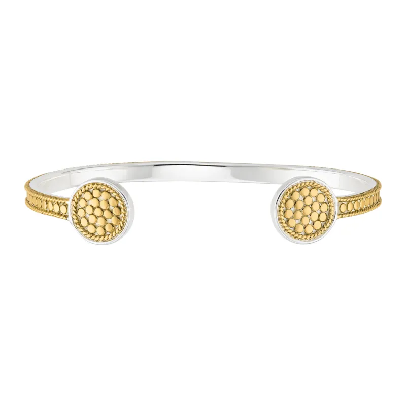 Circle Open Cuff - Gold sold by Anna Beck